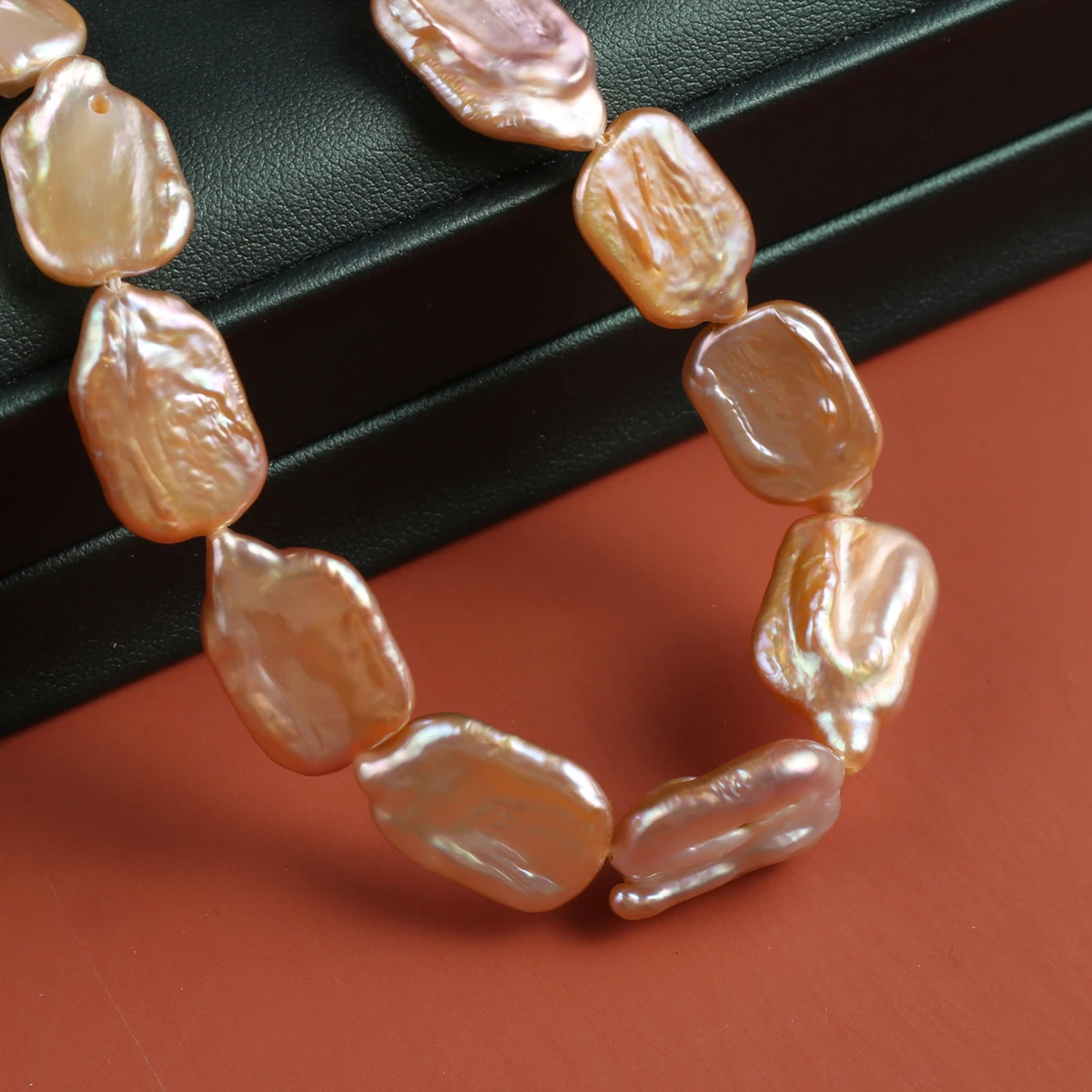 Natural Pearl Rectangular Beads Exquisite Shape Elegant Appearance for DIY Jewelry Making Handmade Bracelet Necklace Length 36cm