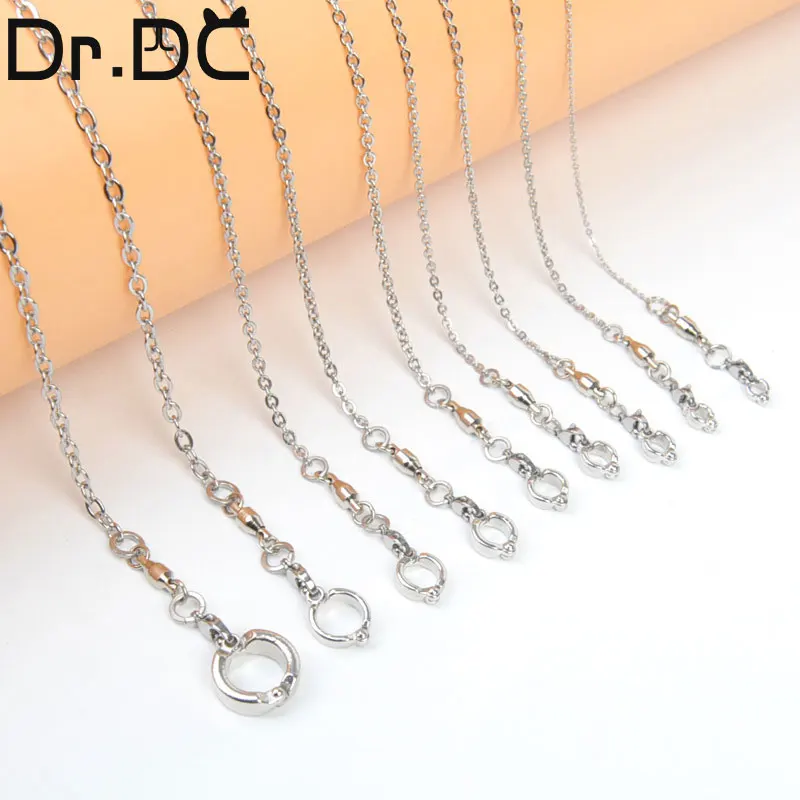 Dr.DC Bord Stainless Steel Chain Parrot Anti-flying Traction Rope Bird Feet Bracelet Alloy Foot Ring Pet Bird Travel Supplies