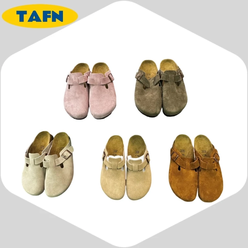 

Модные нескользящие удобные красивые изысканные тапочки без шнуровки, модные уличные новые Baotou, простые изящные A 040901