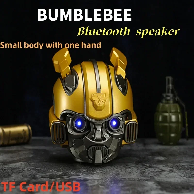 مكبر صوت بلوتوث Bumblebee ، محولات بطاقة كرتون إبداعية ، مضخم صوت لاسلكي خارجي ، Caixa De Som
