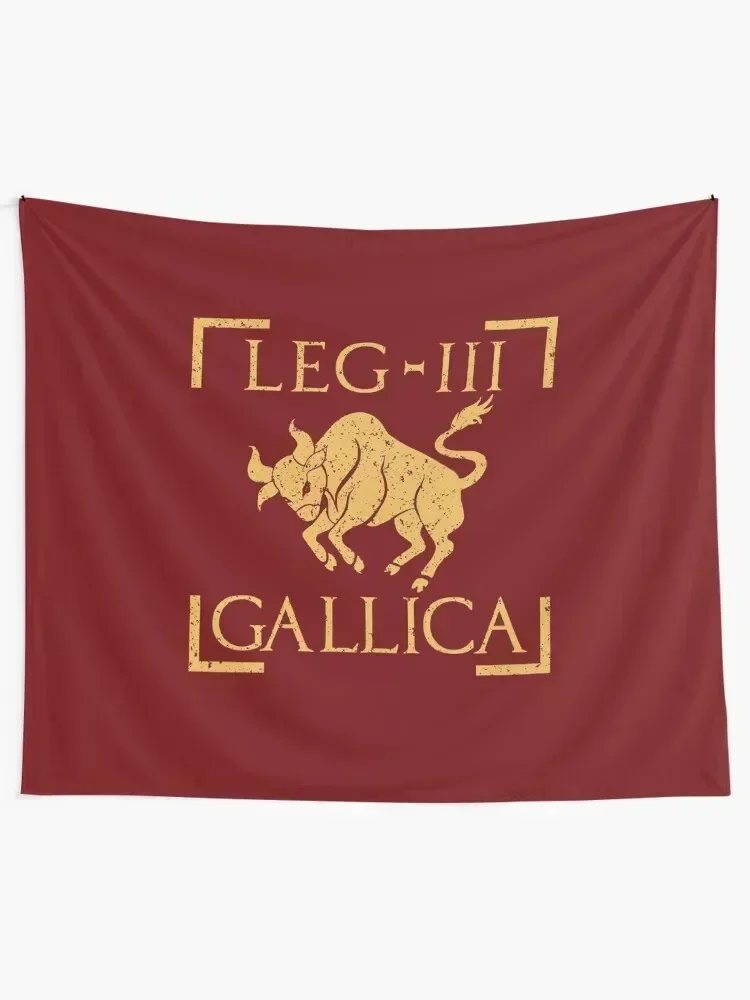 Legio III Gallica Taurus Bull Emblem Roman Legion Tapestry Wall Decorations Room Decorations Aesthetic House Decor Tapestry