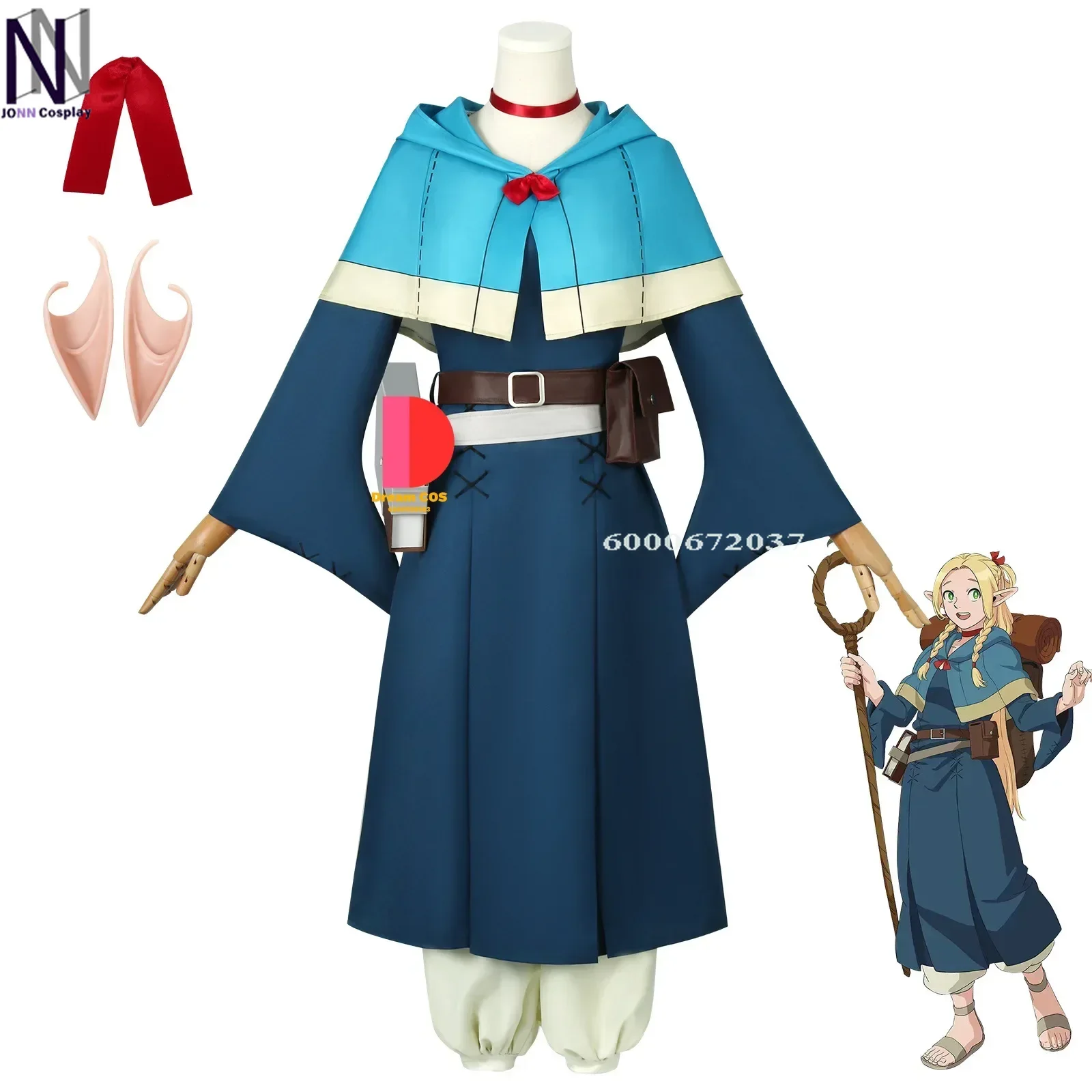 

Anime Delicious in Dungeon Marcille Donato Cosplay Costume Women Role Play Budget-Friendly Exclusive Design Party Essential