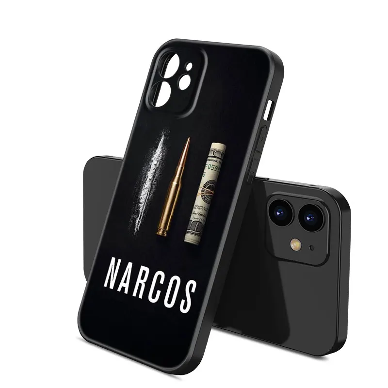 Narcos TV Series Pablo Escobar Phone Case For Apple iPhone 12 13 Mini 11 14 15 Pro XS Max 7 8 Plus X XR SE 2020 2022 Black Case