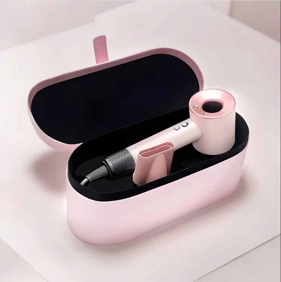 

Профессиональный безлистный фен, мощный фен для волос, быстросохнущий фен для путешествий, дома, с отрицательными ионами, фен GiftBox