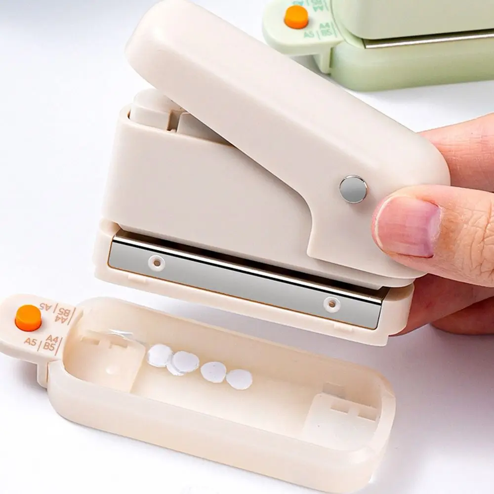 

Portable 3/6Holes Loose-leaf Hole Puncher Mini Binding Tools Paper Puncher Hole Punching Tool Students