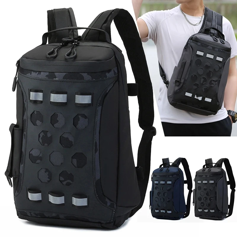 

Outdoors Fishing Bag Multifunctional Portable Rod Storage Packs Durable Shoulder Pack Chest Bags Fishing Equipment Backpack