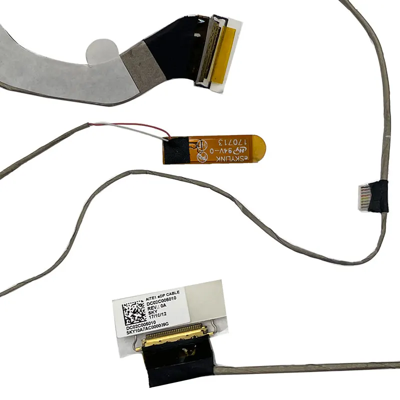 Cable de vídeo LED LCD LVDS para ordenador portátil, accesorio para Lenovo Thinkpad E550, E550C, E555, E560, E565, E560C, DC02C005010, DC02C005000, 00HT633