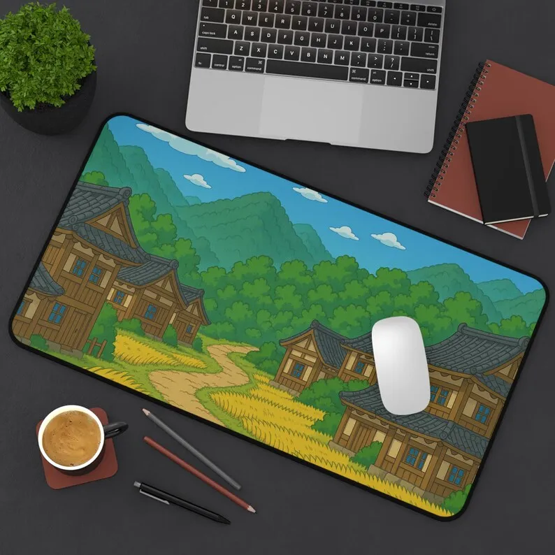

Farm Pattern Table Pad, Non-Slip Waterproof Gaming Mouse Pad, Desk Accessories, Workspace Decoration, Computer Desk Protector