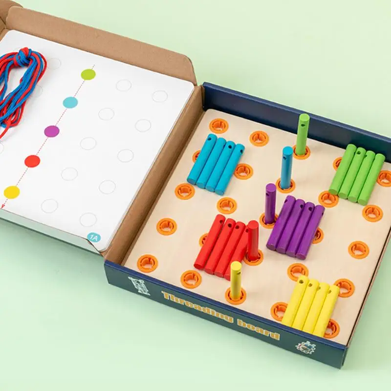 ของเล่นเกลียวไม้ ของเล่นทักษะยนต์ปรับไม้ ของเล่นประสาทสัมผัสตลก ของเล่นกิจกรรมที่มีสีสันเพื่อเพิ่มการประสานมือและตา