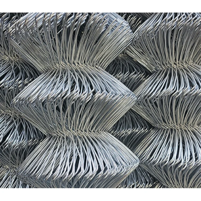 custom.High Security Eco Friendly 6ft Sustainable Manufacturing Stadium Galvanized Chain Link Fence with Barbed Wire on Top