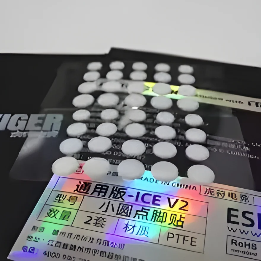 جديد 40 قطعة Esports النمر الجليد V2 ماوس ملحق ملصقات القدم DIY بها بنفسك النقاط الصغيرة وسادة للقدم قوس حافة Esports 5.5 مللي متر 6 مللي متر 6.5 مللي متر 7 مللي متر 8 مللي متر