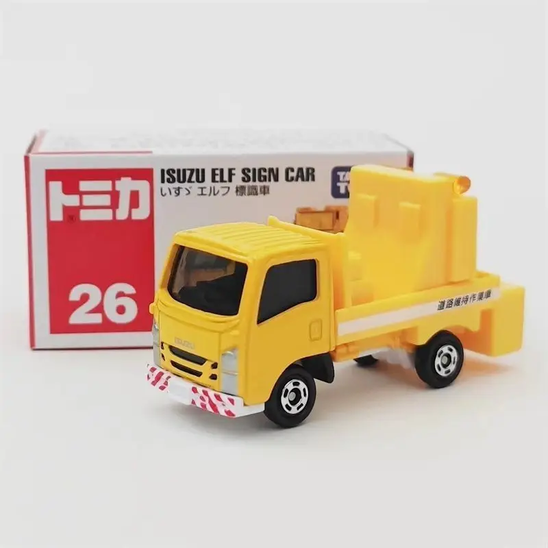 

TAKARA TOMY 26 Isuzu Diecast Alloy Car Model Road Construction Vehicle Toy for Boys Collection