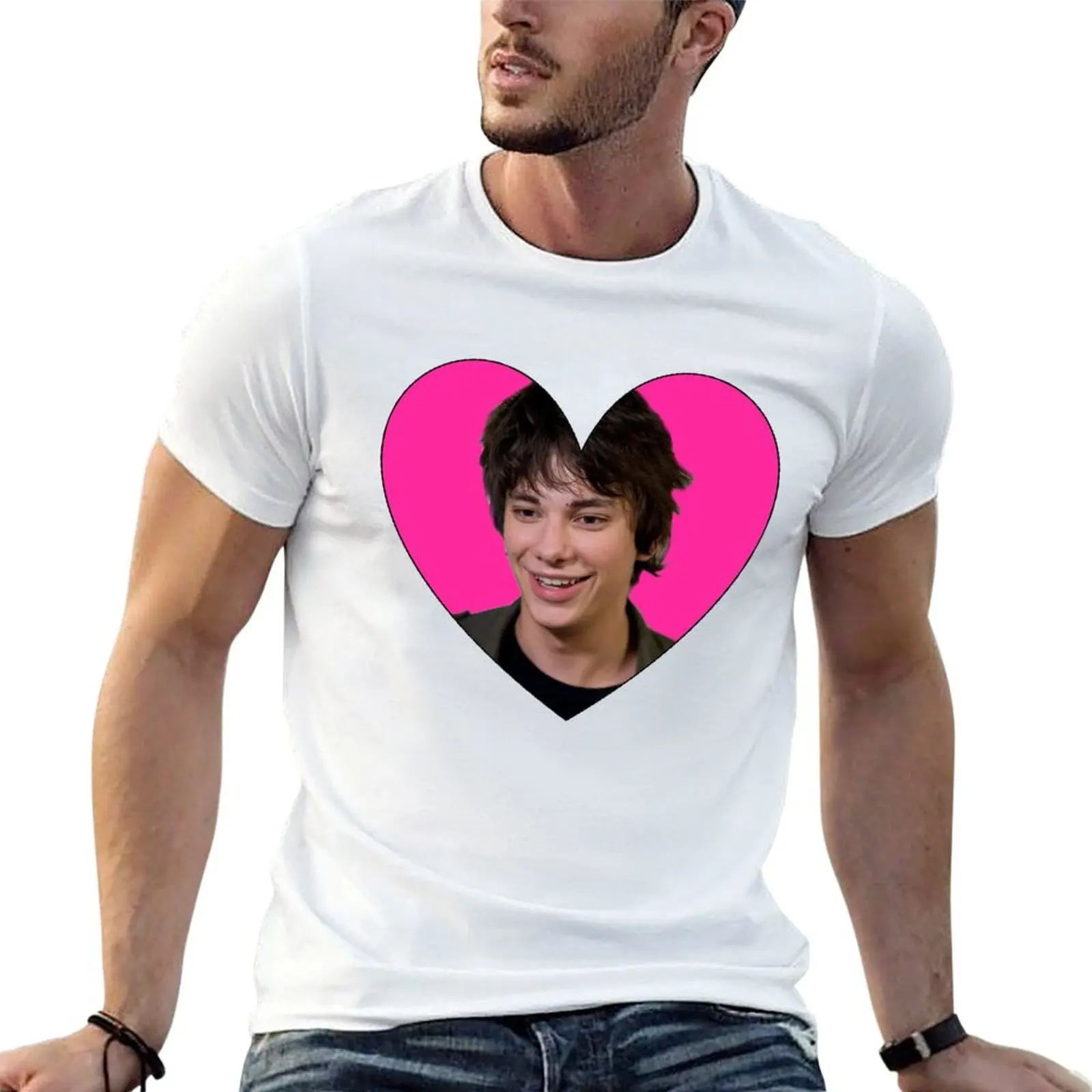 RODRICK LOVE HEART T-Shirt t shirts for man cotton soft t shirts for man cotton cotton t shirt pack T-shirt