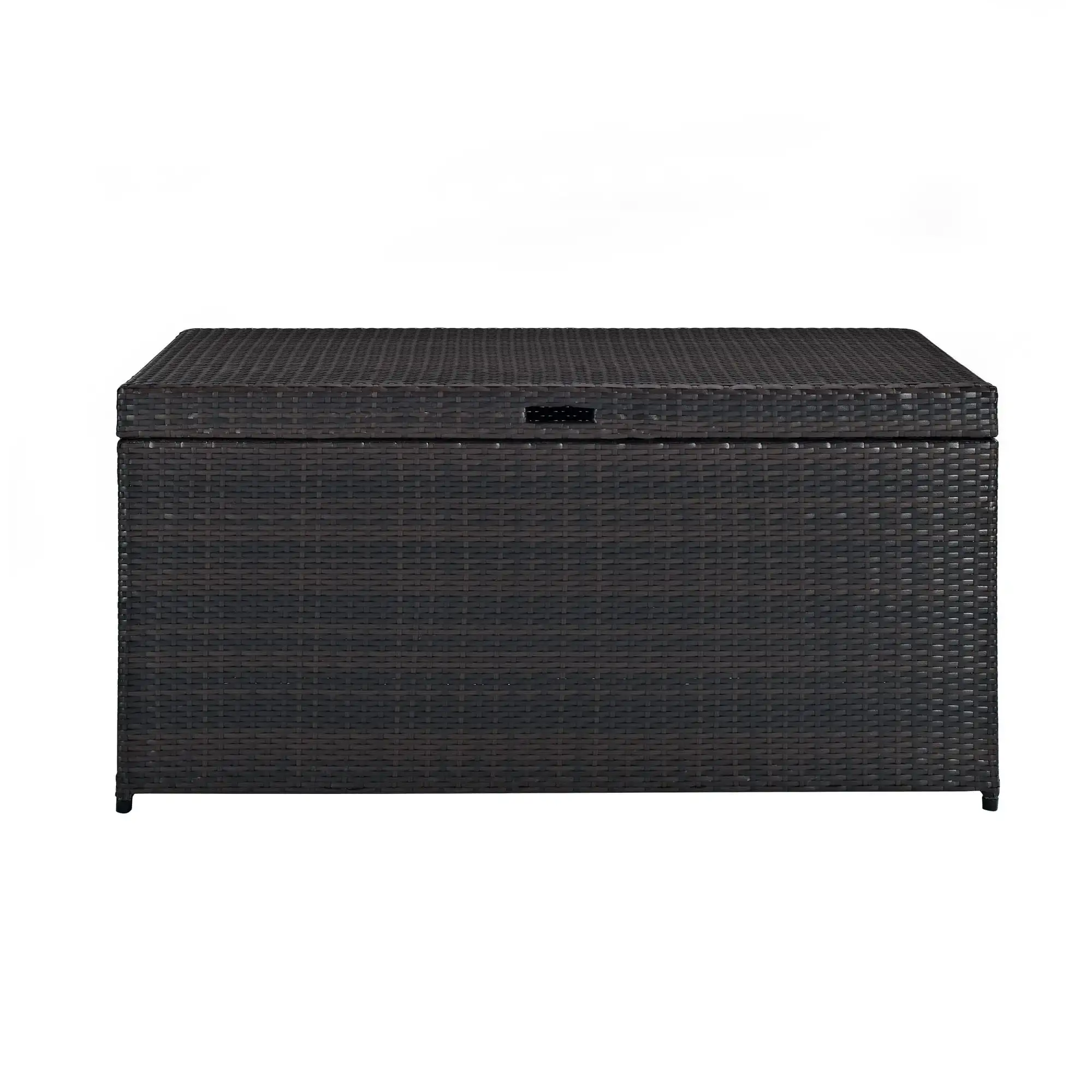 Patio Hand Weaving Outdoor Rattan Storage Box Garden Wicker Multipurpose Furniture