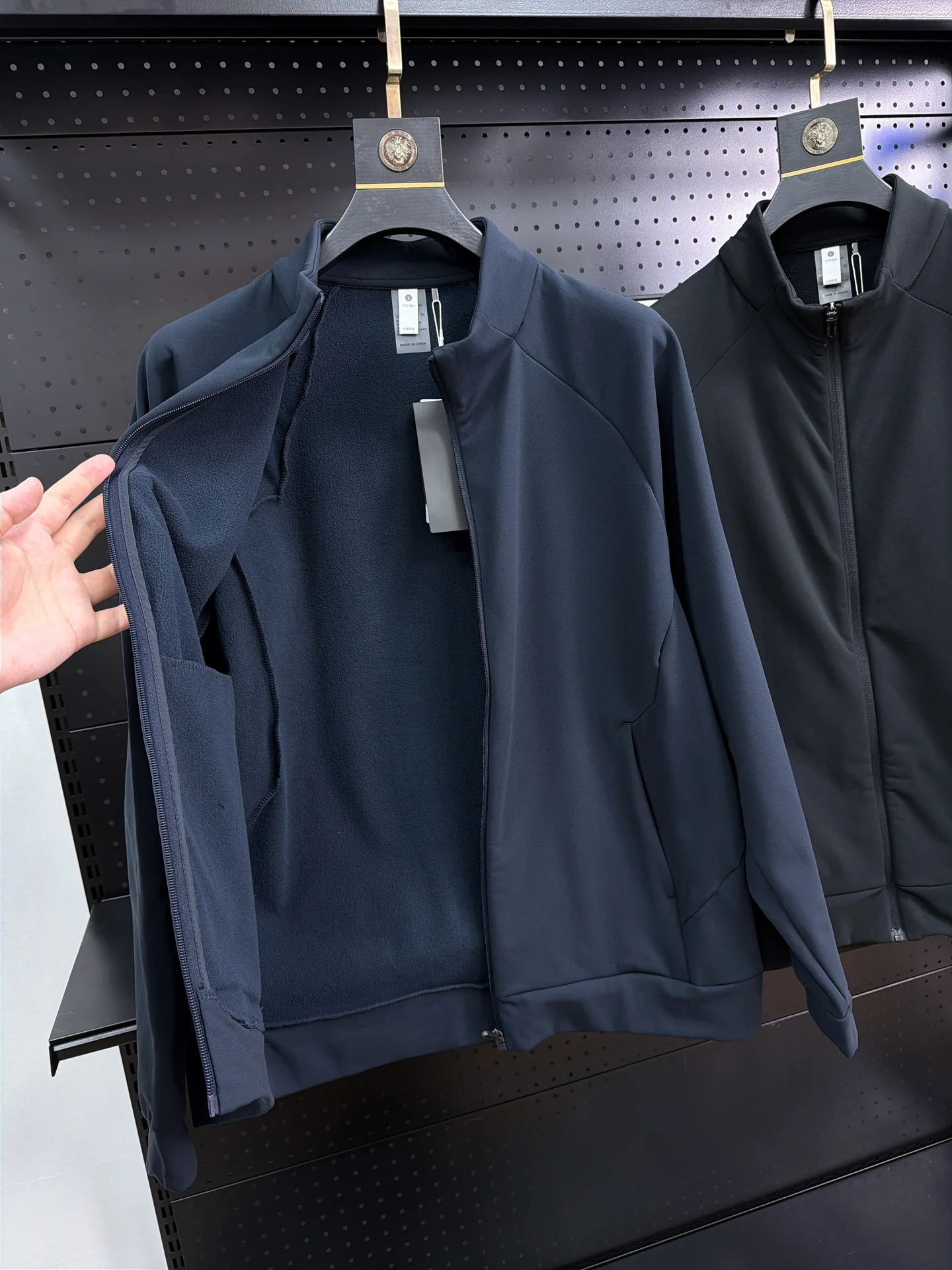 Men's Outdoor Jacket Hard Core Function Composite Velvet Autumn Winter Men's Outerwear Stand Collar Jacket Fashion Urban Style