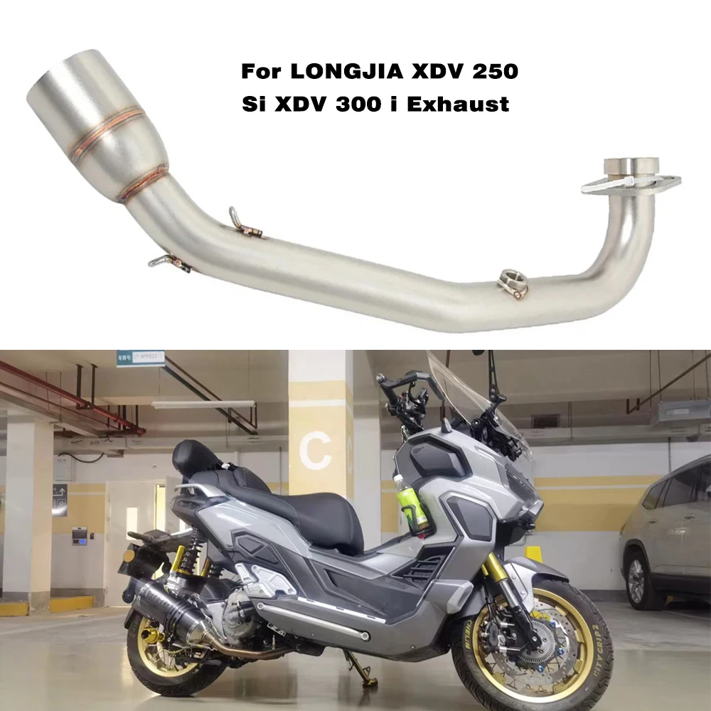 Durable Motorcycle Exhaust Muffler Escape Motorcycle Exhaust Muffler Pipe For Longjia XDV250 XDV300 XDV 300