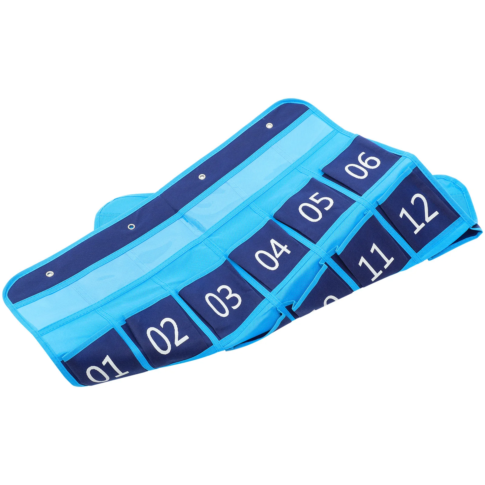 

Numbered Pocket Chart Classroom Phone Hanging Organizer Cell Phone Storage Bag Cloth Iron Material Multiple Pocket
