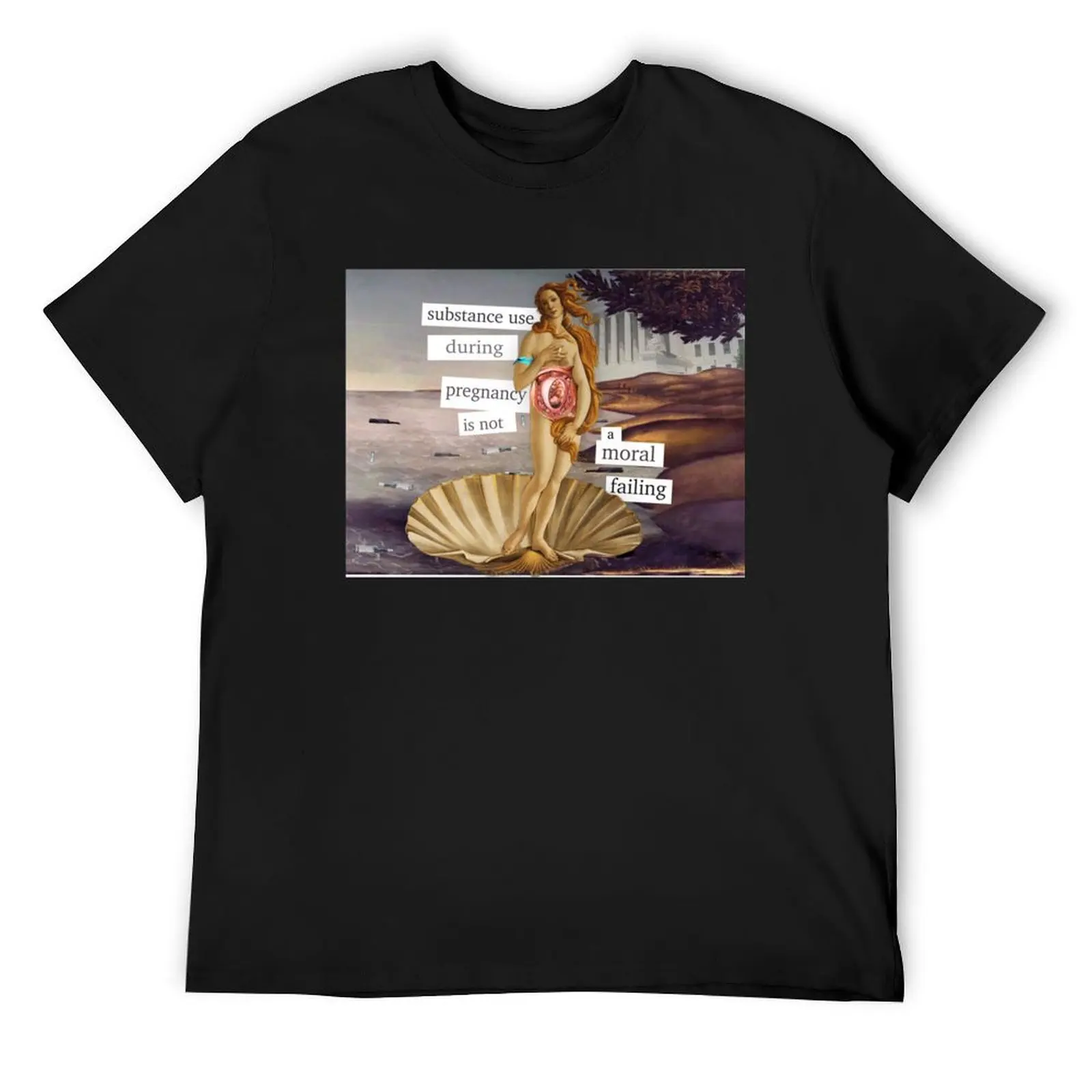 Pregnant Birth of Venus Premium T-Shirt vintage graphic tee oversized graphic tee mens champion t shirts