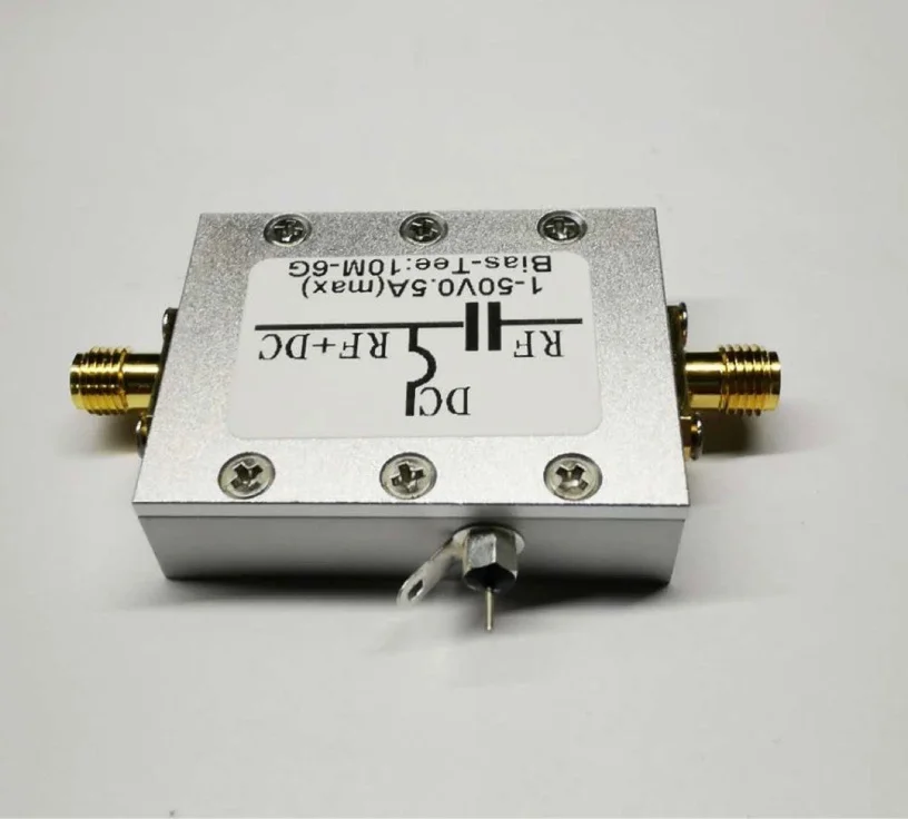 Imagem -04 - Dykb-rf Biaser Bias Tee 10mhz6ghz Bloqueador dc Alimentação Coaxial para Rádio Ham Rtl Sdr Lna Amplificador de Baixo Ruído Biastee Laser Drive