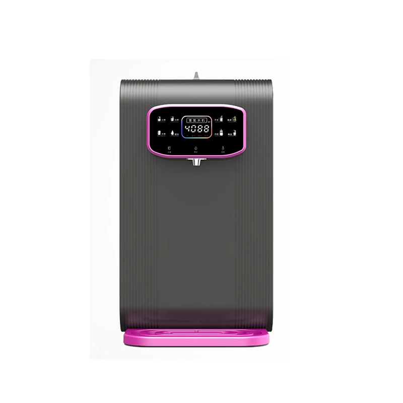 Hydrogen Water Dispenser Alkaline Ionizer Machine with 4000ppb Electric Desktop Model for Home Office Outdoor & Car Use