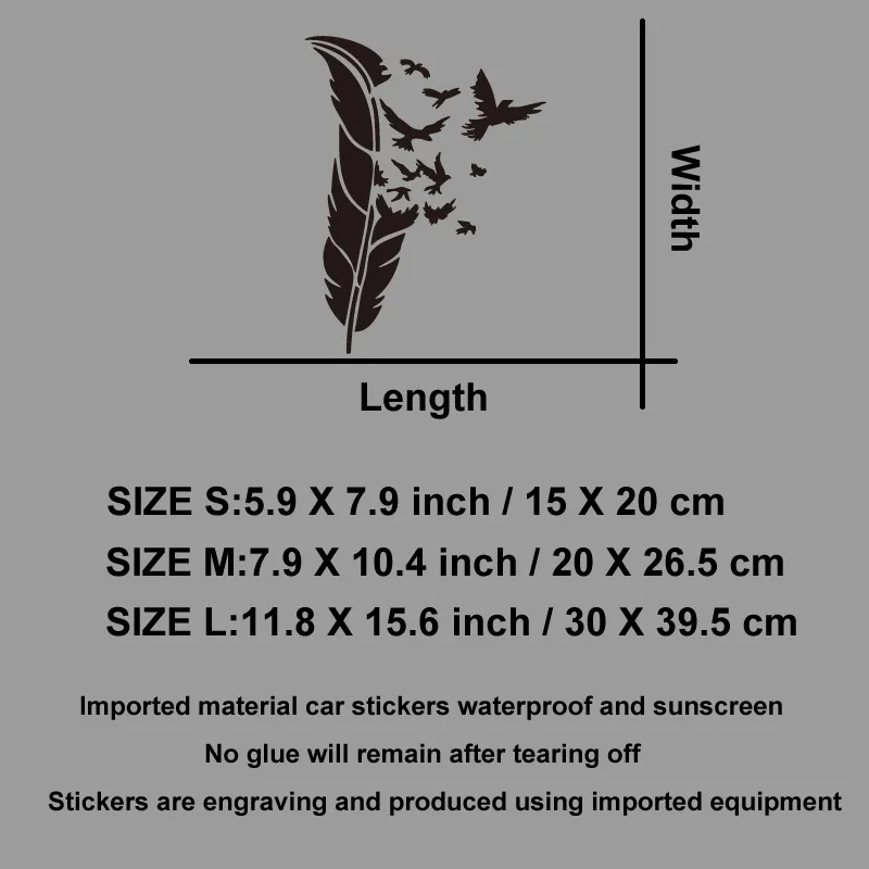 ريش حيوي يتحول إلى ملصقات إبداعية ومضحكة على شكل نسر لمحبي الرسوم المتحركة، جودة عالية للدراجات النارية والشاحنات والسيارات #5