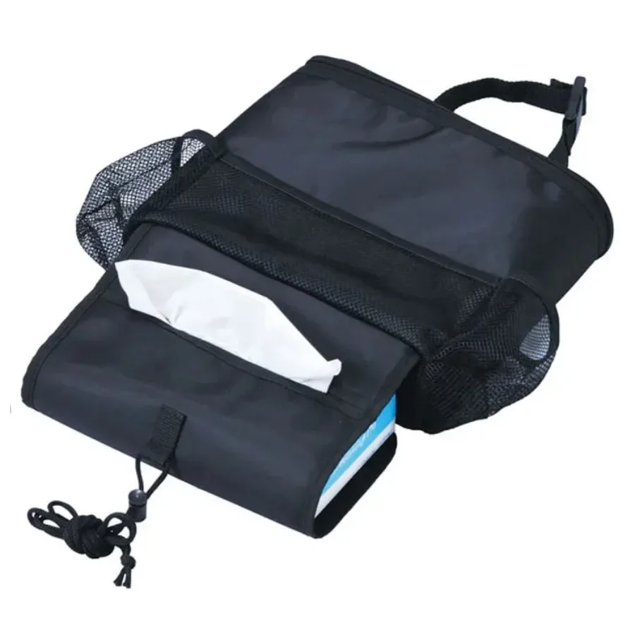 

1PC Hot Car Accessories Thermal Food Organizer Summer bottle Cooler Bag Fruit Cans Sundries Storage Back Seat Ice Pack Foldable