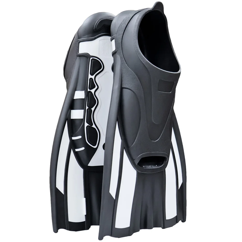 Silikon-Schwimmflossen, volle Fußtasche, schwimmende Schnallen, Schnorcheln, Tauchen, Flossen, Erwachsene, Training, Schoß, Schwimmschuh, Reisegröße – Detail 7