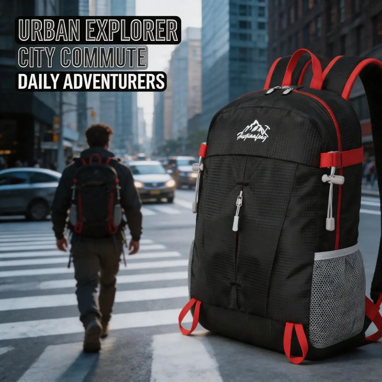 Upgrade Lightweight Multifunctional Backpack Storage Foldable for Outdoor Travel