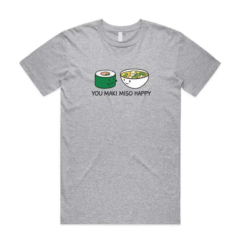 Tu Maki Miso camiseta feliz comida divertida juego de palabras Japón Sushi japonés
