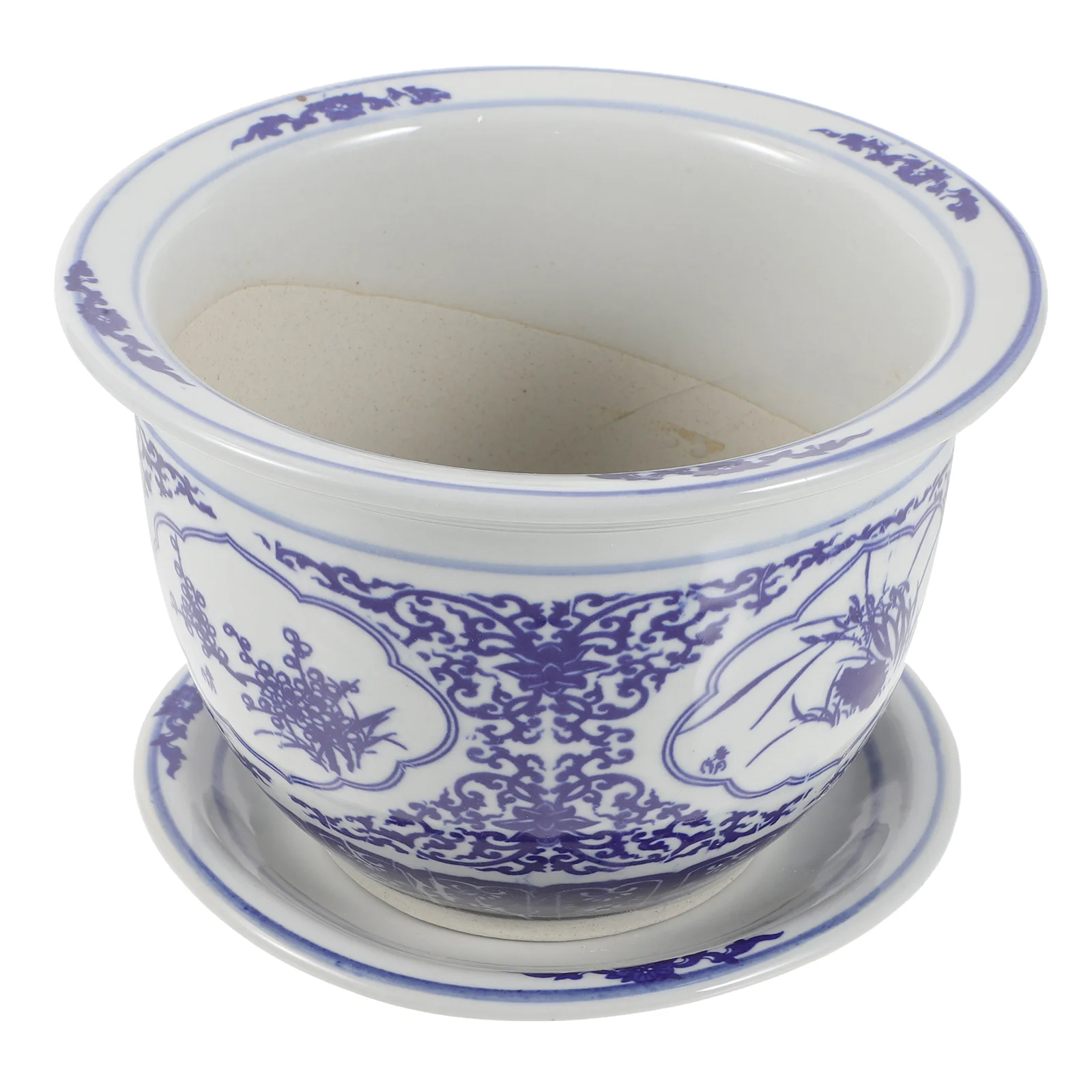 

Горшки для растений комнатный фарфор бонсай цветок нежный цветочный горшок кактус с подносом офисный Декор