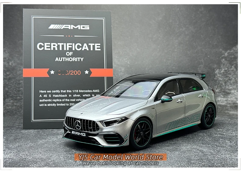 Kiloworks modelo fundido 1:18 A45 S Performance Car Alloy modelo