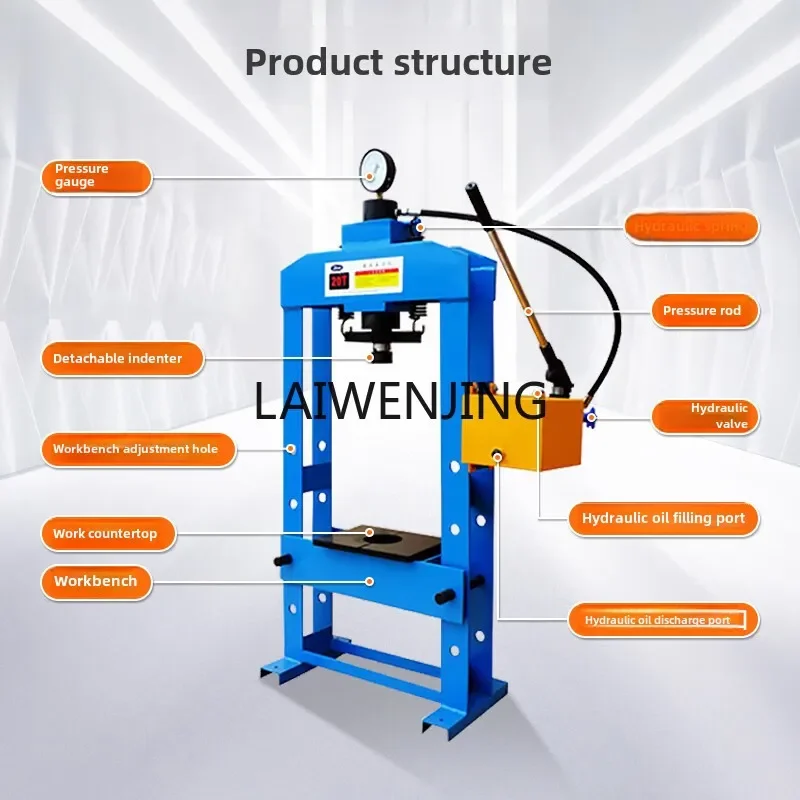 LYN electric gantry hydraulic press small forging bearing oil press