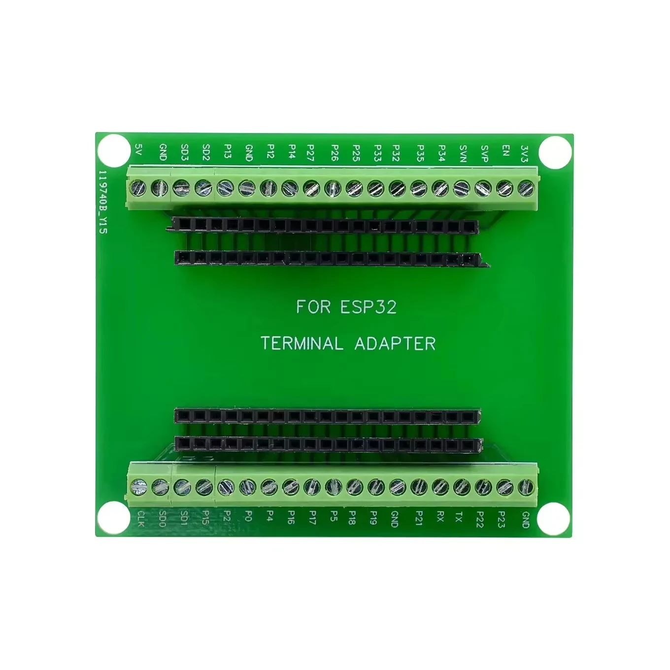 ESP32-WROOM-32U DevKitC WiFi Bluetooth IoT-ontwikkelbord met 2.4G-antenne en Arduino+-compatibel voor draadloos programmeren