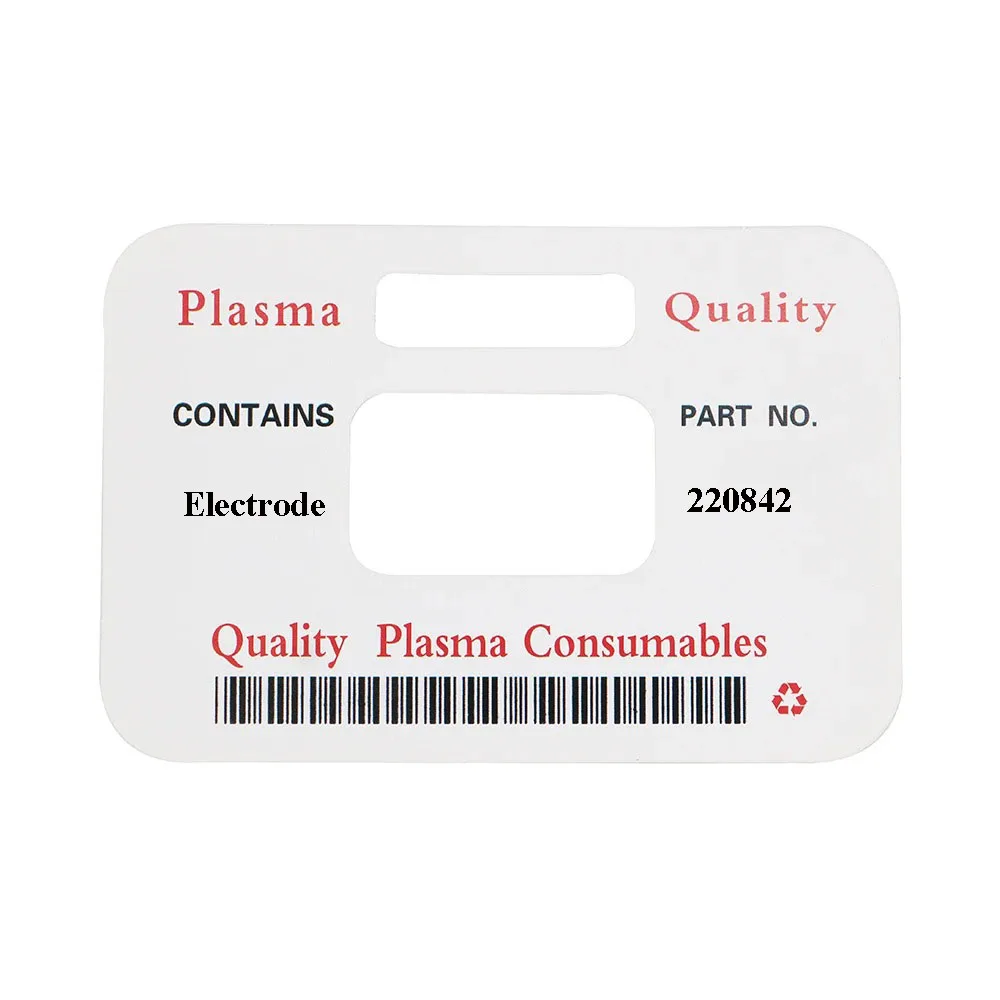 220842 Electrode and Nozzle 220819,220816 220990,220941,220930 for PMX65 85 105 Plasma Torch Consumables PK/20 (on Selection)