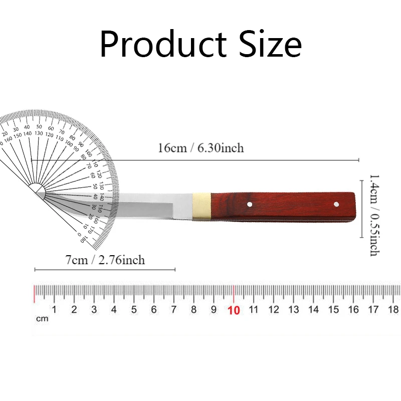 Red Wood Handle Fruit Knife for Household Outdoor Camping Meat Cutting Small Straight Knife Portable Mini Knife BBQ Tool