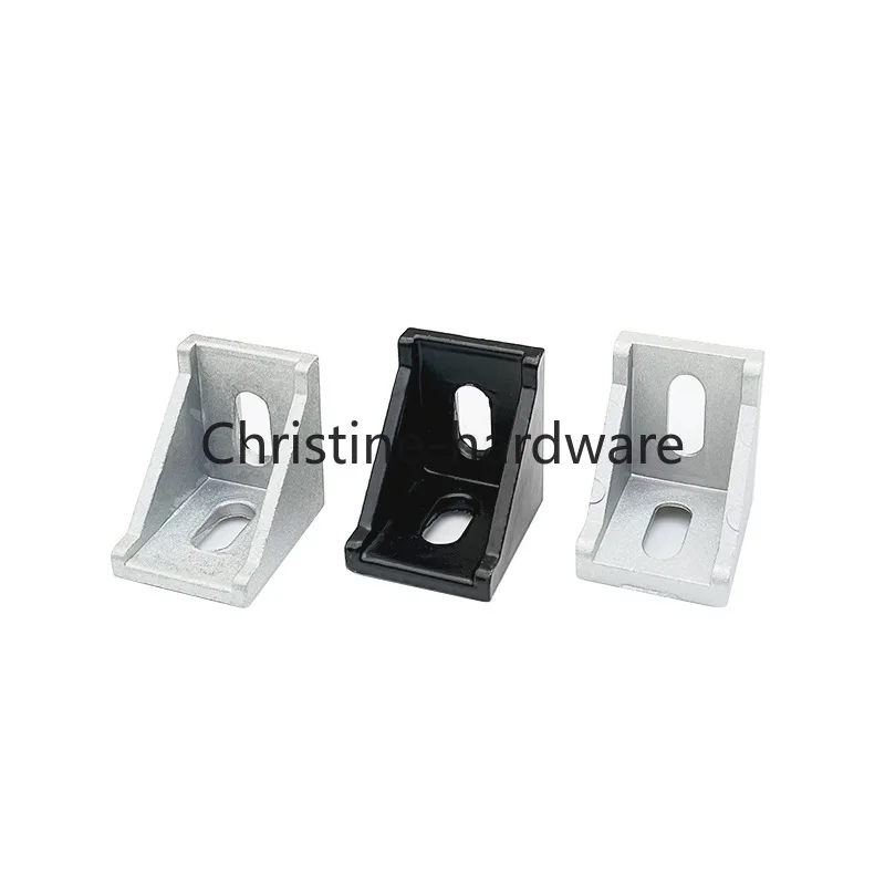 3030 Corner Fitting Angle 30x30 Decorative Brackets Aluminum Profile Accessories L Connector Fasten connector Pack of 20