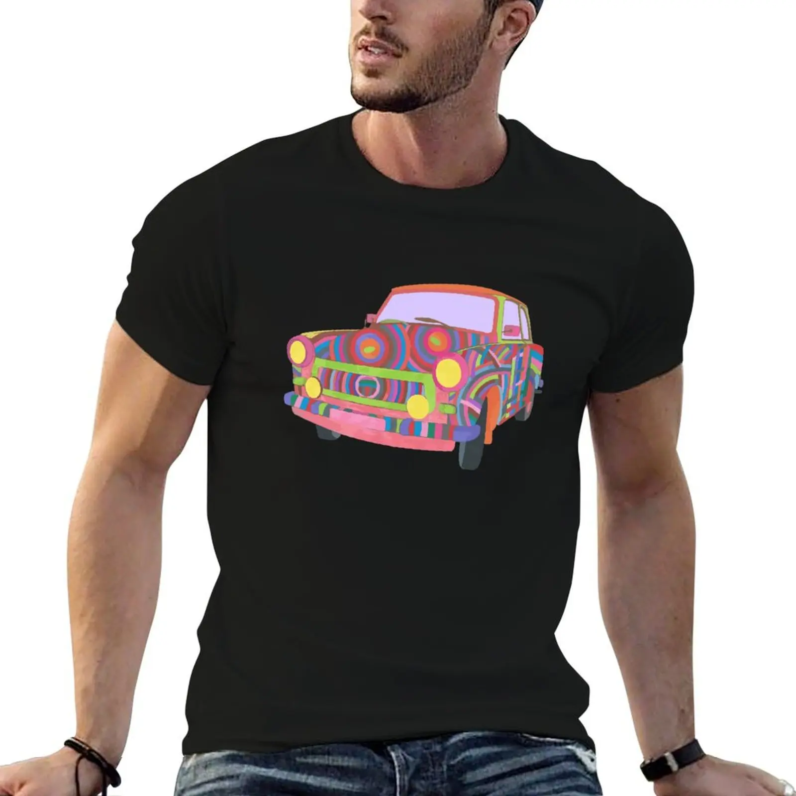 

Футболка Trabant, мужская футболка из 100-процентного хлопка, мужская футболка, роскошная футболка