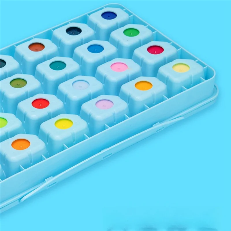 

A04G-Jelly Gouache Paint Set 24Colors 30ML Replaceable Gouache Paint Packs Gouache Refills For Art Beginners