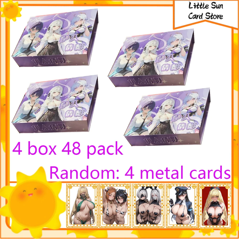 Mei Ka Bella Figura Carta Dea Storia Serie Tcg Anime Girl Party Costume da bagno Bikini Party Booster Box Combattimento Regalo d'oro