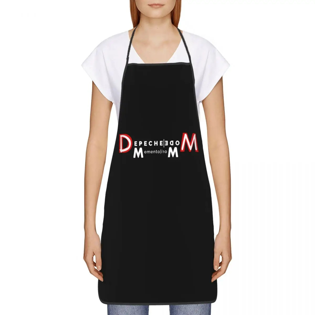 Custom Bib Electronic Rock Depeche Cool Mode Apron Men Women Unisex Adult Chef Kitchen Cooking Tablier Cuisine Baking