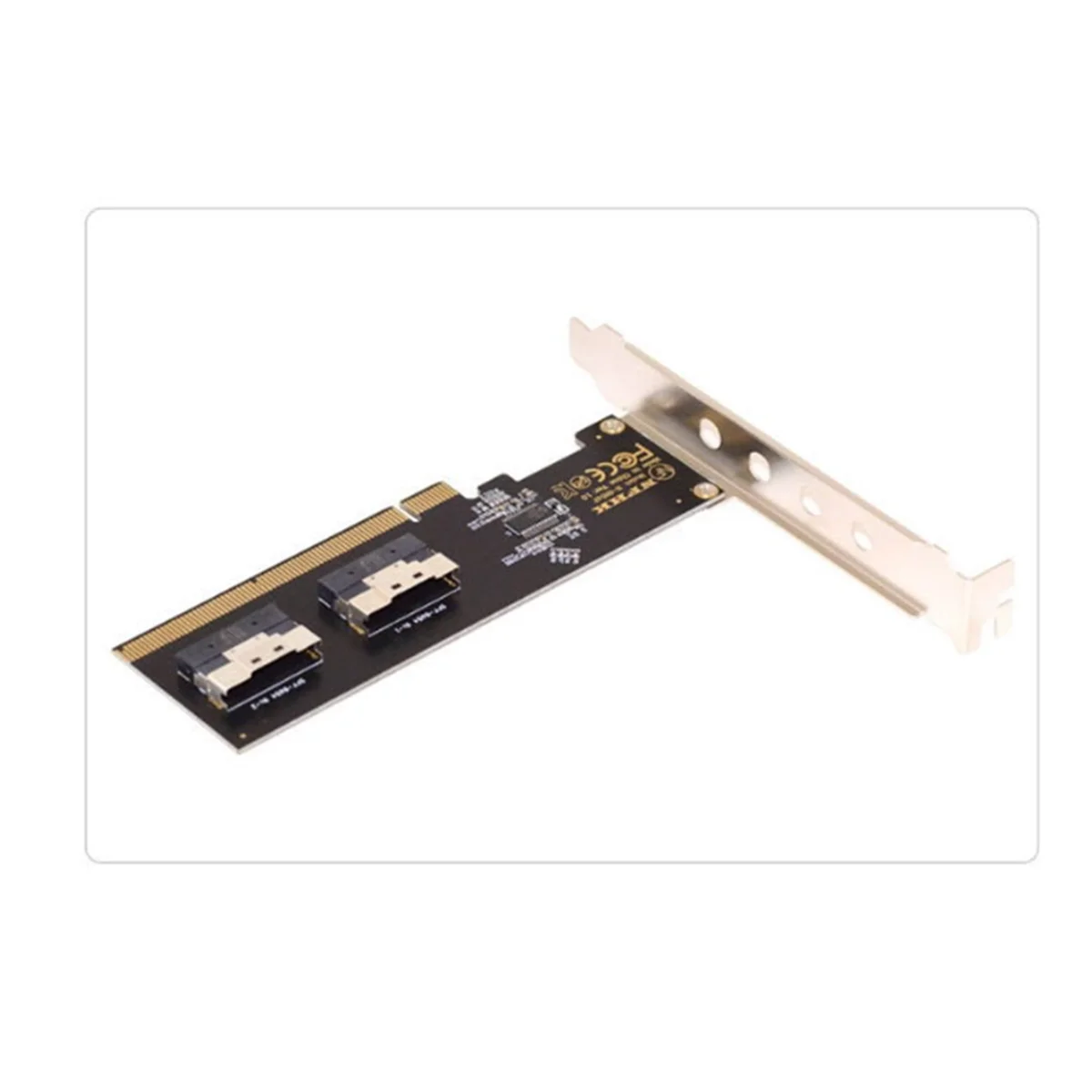 PCIe 4.0 X16 to 4 Ports NVMe-Compatible Expansion Card PCI-E Gen4/3 SlimSAS 8I SFF8654 Graphics Card Adapter