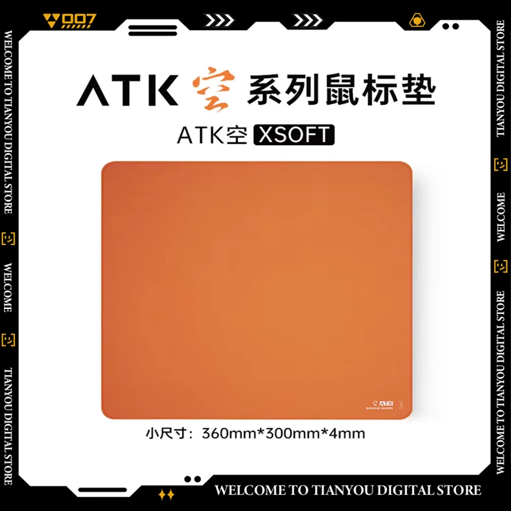 ATK Cracked Mouse Pad Low Profile Mechanical Keyboard Mouse Mat Desk Pad Unique XSOFT E-sports Office Dark Monkey King Mousepad