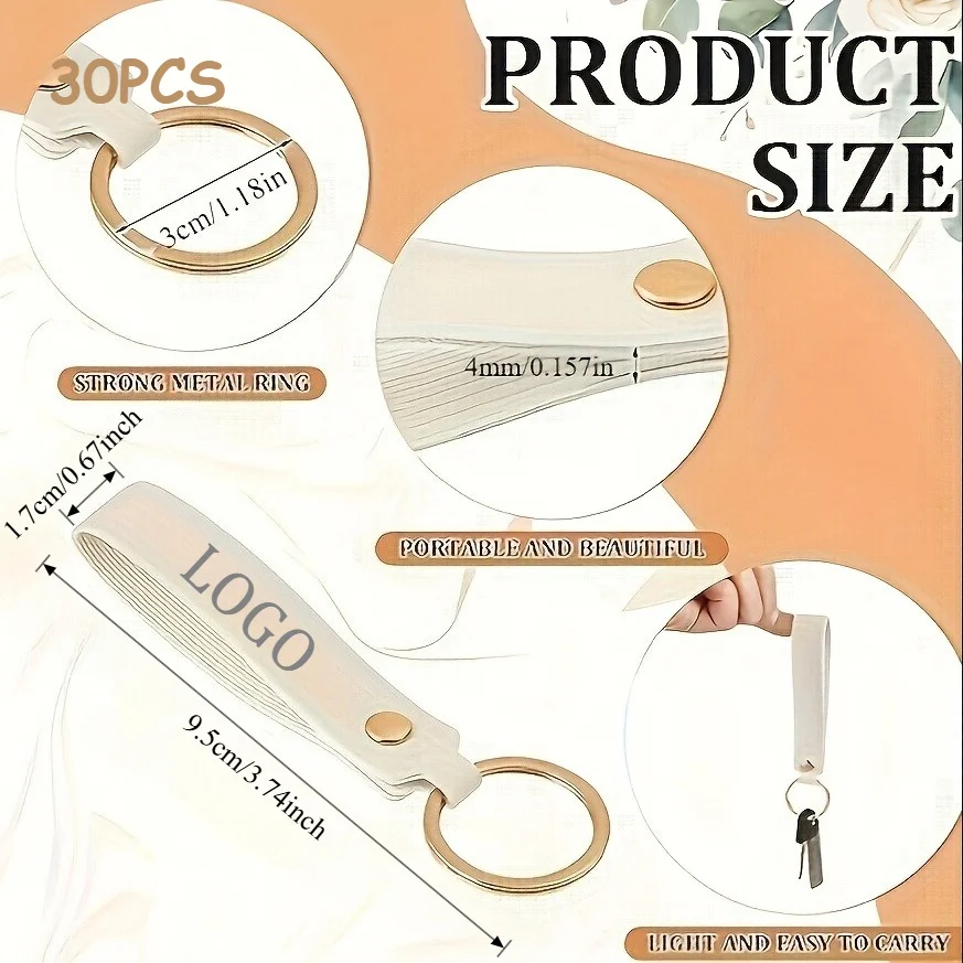 Lot de 30 porte-clés en cuir p - Wedding Supply List avis et prix