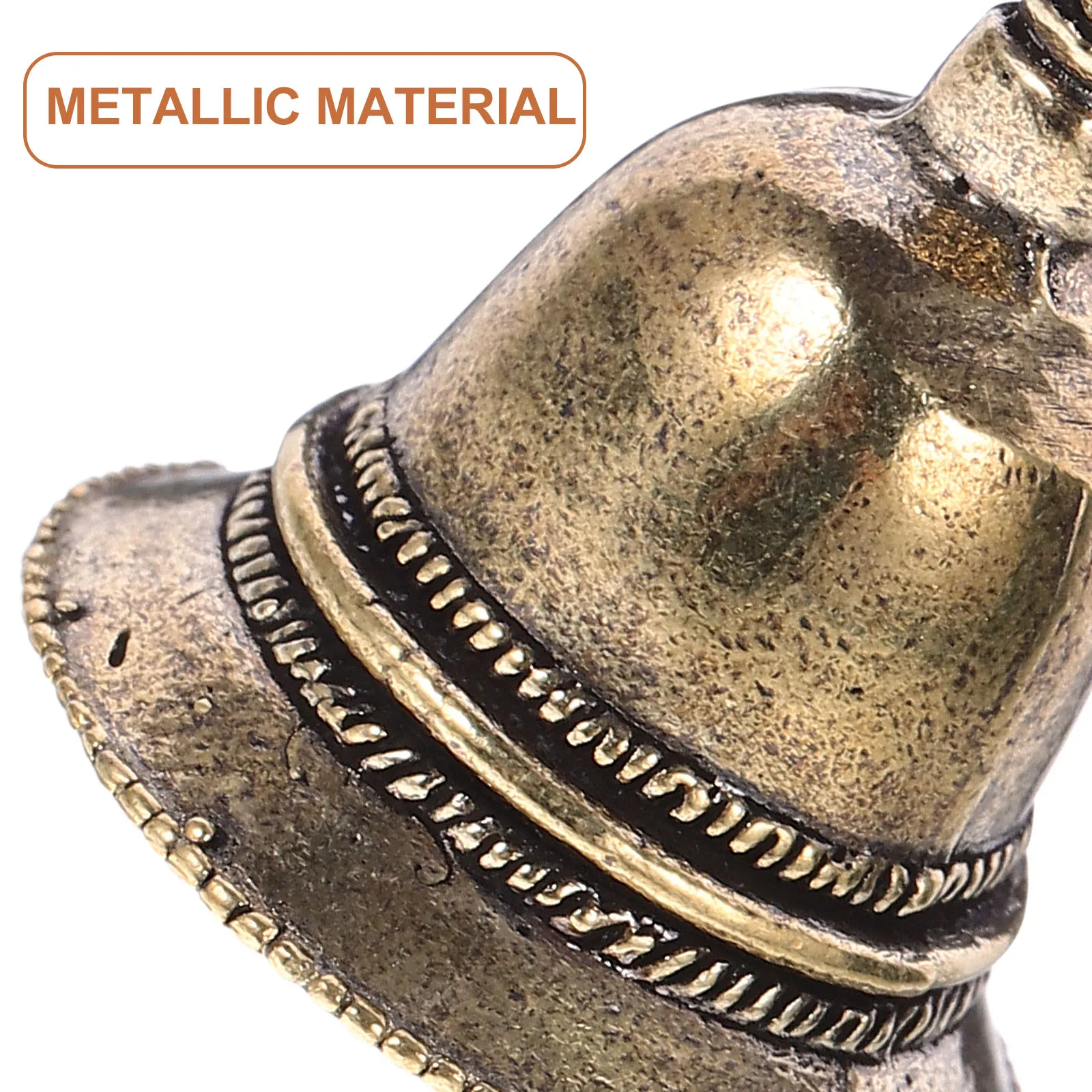 

Bell Vintage Color Loud Clear Sound Portable Teaching Equipment Home Store Hotel Desktop Ornament Hand Bell