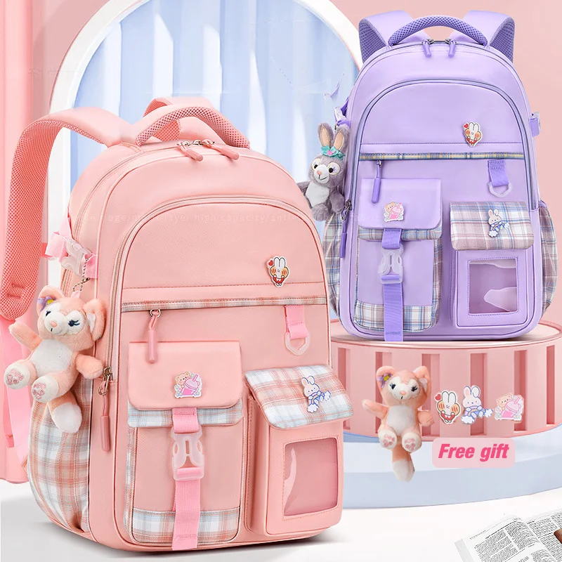 Einfache Art Leinwand wasserdicht Großhandel Grundschule benutzer definierte Bücher taschen Buch Kinder Schult asche Rucksack Kinder Tasche Schult aschen