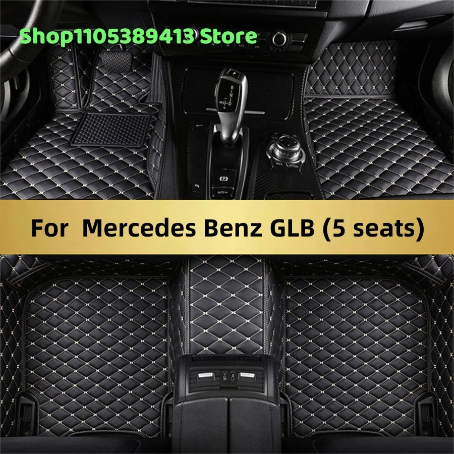

Car Mat Interior Accessories Custom Car Floor Mats For Mercedes Benz GLB (5 seats) 2026 2025 2024 2023 2022 2021 Mats Carpets