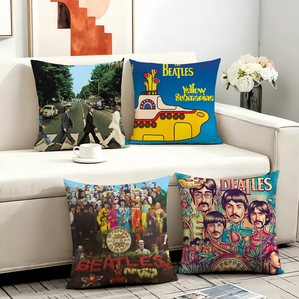 Band The B-Beatles cushion cover Anti-dustmite Sofa Cushion Decorative Office Cover Lounge Area Indoor & Outdoor Use