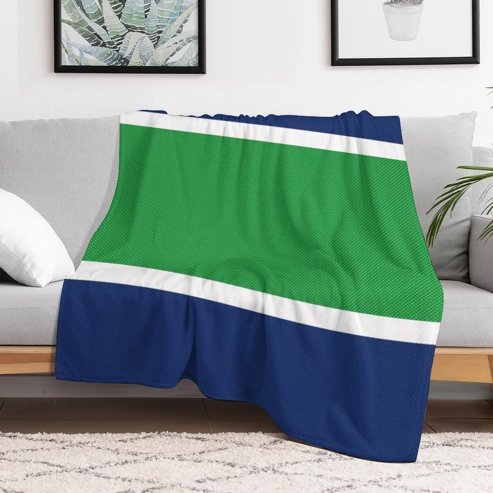 Vancouver Hockey Masks Throw Blanket Stylish Decor Blanket Gift for Friends Roommate