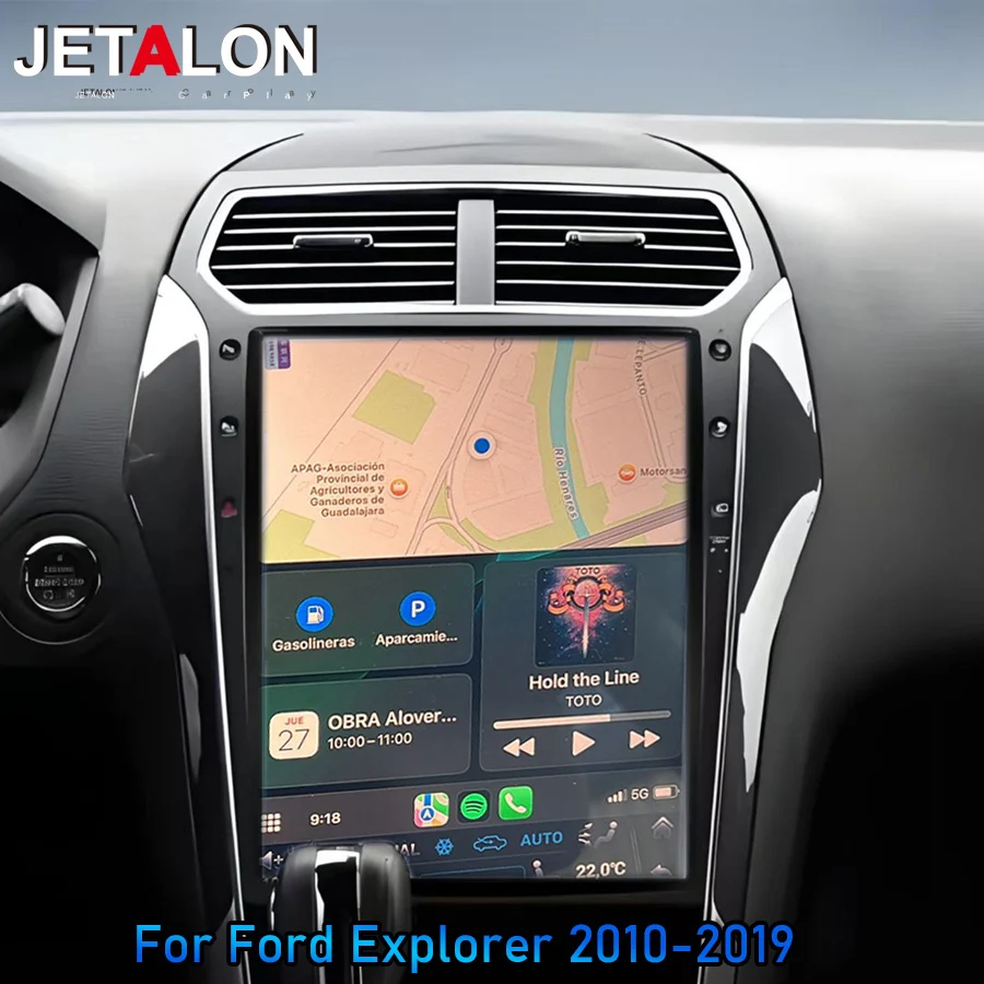 13.8inch Android For Ford Explorer 2011-2019 Car Radio Carplay Auto GPS Navigation Bluetooth Head Unit WIFI Multimedia Player