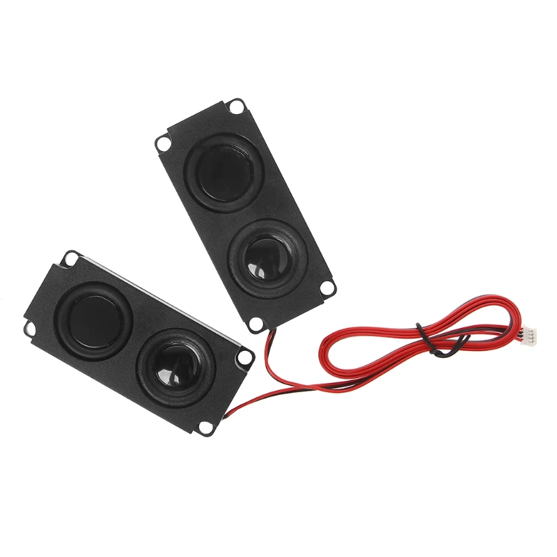 AIYIMA 2Pcs Portable Speakers 10045 LED TV Speaker 8 Ohm 5W Double Diaphragm Bass Computer Speaker DIY For Home Theater